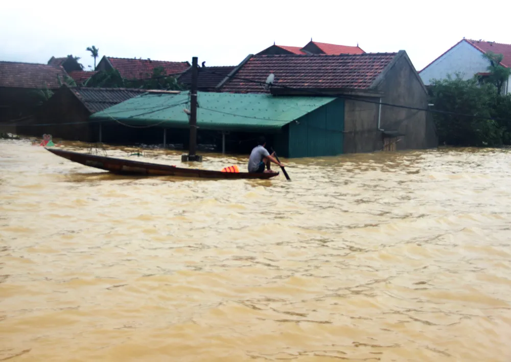 Người dân Lệ Thủy kiệt quệ vì lũ ảnh 23