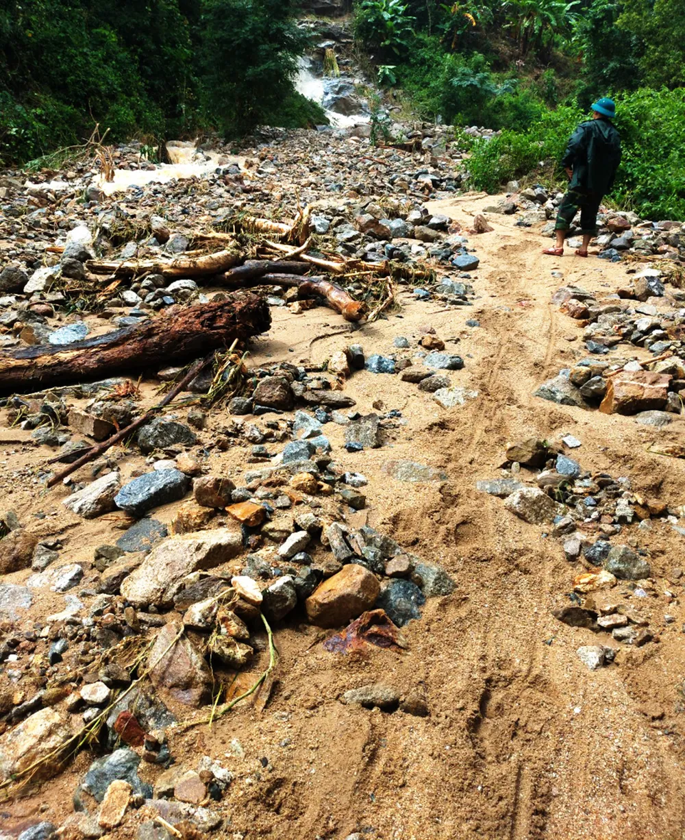 Bình Định báo cáo sự cố sạt lở tại Thủy điện Vĩnh Sơn 5 ảnh 8