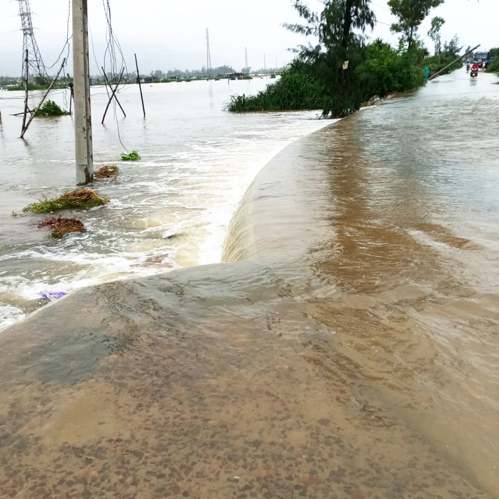 Mưa lũ tiếp tục gây sạt lở, ngập lụt hàng ngàn nhà dân ở Bình Định ảnh 10