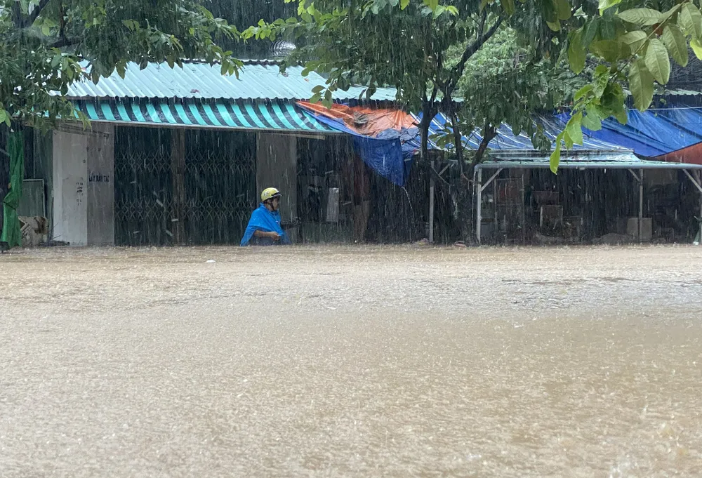  Bình Định: Mưa lớn khiến TP Quy Nhơn ngập nặng  ảnh 16