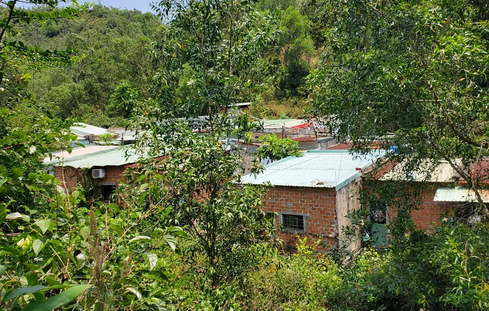 Những lớp nhà sống treo bên góc núi trong vòng dự án