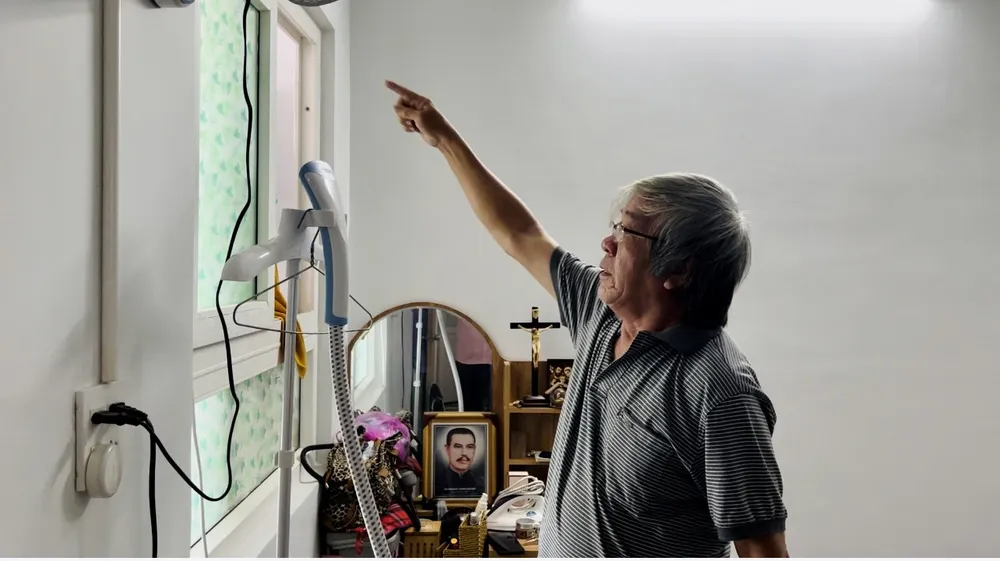 Hộ ông T. phản ánh tường nhà bị thấm, đọng nước