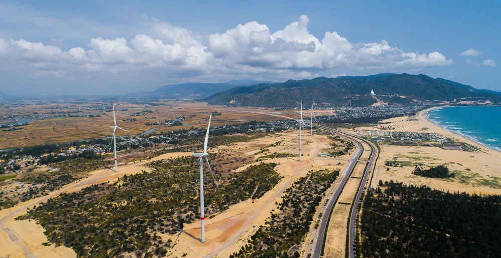 Vị trí thực hiện 2 dự án kết nối tuyến quốc lộ nối từ KKT Nhơn Hội - Sân bay Phù Cát. Ảnh: DŨNG NHÂN