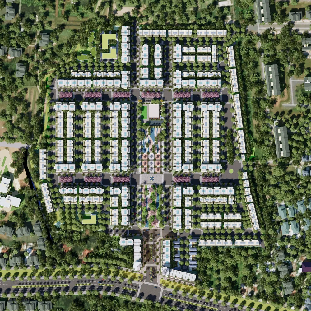 Phối cảnh tổng thể Dự án  Lumina Grand Square