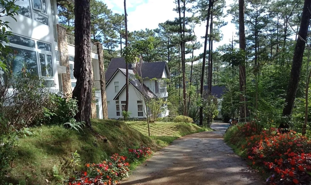 Một góc khu biệt thự Lan Anh