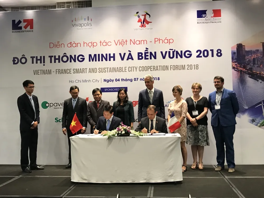Diễn đàn hợp tác Việt Nam - Pháp 2018: Hướng đến xây dựng đô thị thông minh ảnh 1