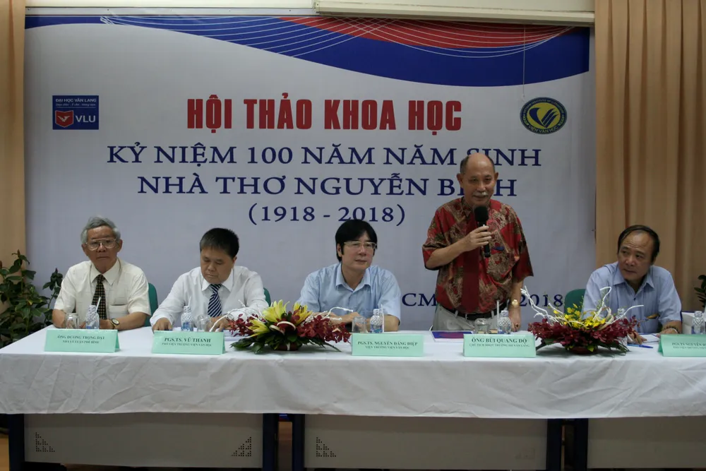 Hội thảo Kỷ niệm 100 năm năm sinh nhà thơ Nguyễn Bính  ảnh 1