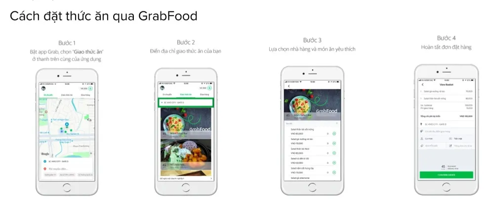 Sau 2 tuần, Grabfood mở rộng thị trường gấp 2 lần