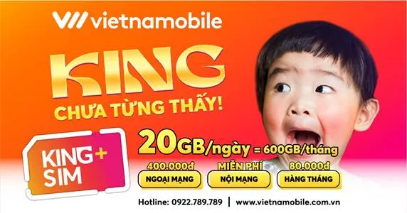 Sim King mới với những ưu đãi choáng ngợp