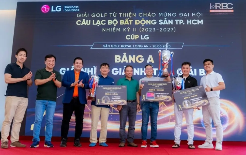 Giải Golf Từ thiện chào mừng Đại hội Câu lạc bộ Bất động sản TPHCM: Gây quỹ xây cầu từ thiện gần 3 tỷ đồng