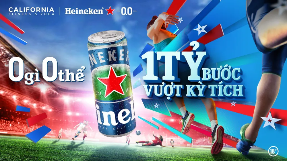 Tiếp bước hành trình “0 gì 0 thể” cùng Heineken 0.0 với kỳ tích hơn 1,3 tỷ bước chân