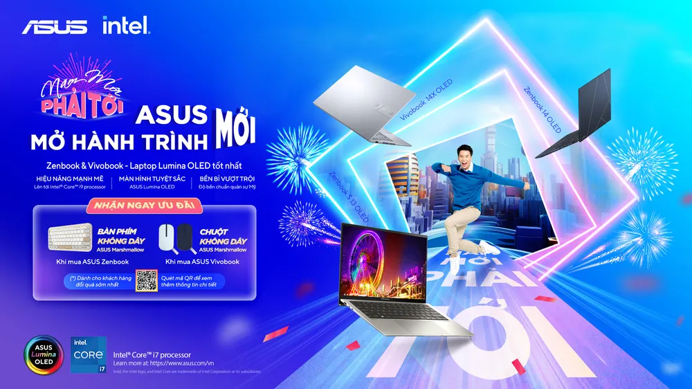 Năm mới phải tới - ASUS mới, mở hành trình mới