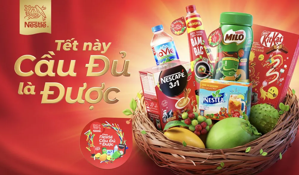 Nestlé khởi động chiến dịch tết 2024 "Cầu đủ là được"