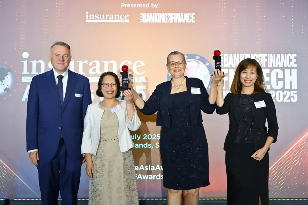 BIDV MetLife nhận cú đúp giải thưởng tại lễ trao giải Insurance Asia Awards 2025