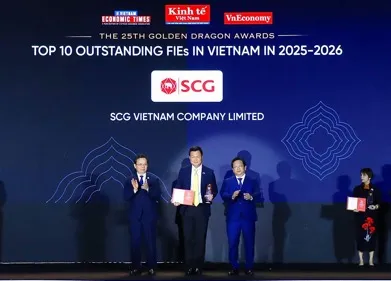 SCG được vinh danh tại giải thưởng Rồng Vàng 5 năm liên tiếp