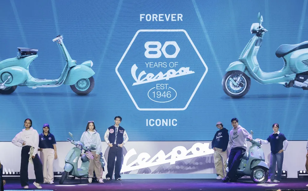Vespa kỷ niệm 80 năm hành trình mang tính biểu tượng tại TPHCM