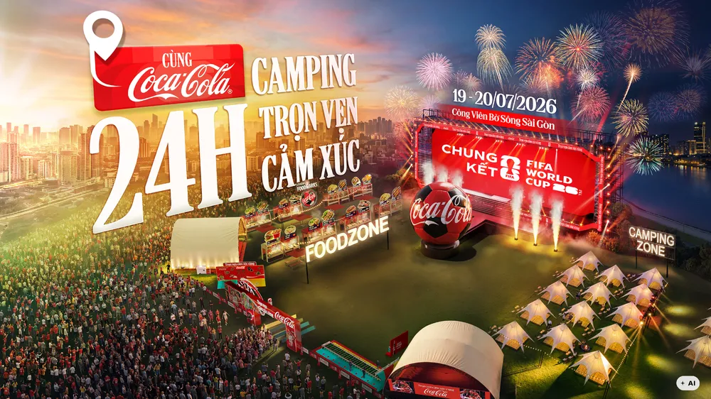 Hòa nhịp FIFA World Cup 2026: Coca-Cola lan tỏa tinh thần gắn kết tại sự kiện “24h trọn vẹn cảm xúc cùng Coca-Cola”