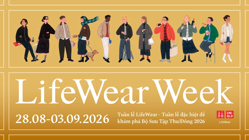 UNIQLO lần đầu tiên khởi động tuần lễ Lifewear trên toàn cầu từ ngày 28-8