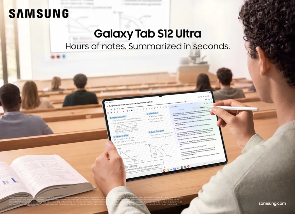 Samsung Galaxy Tab S12 Series: Đỉnh cao năng suất, bứt phá giới hạn sáng tạo