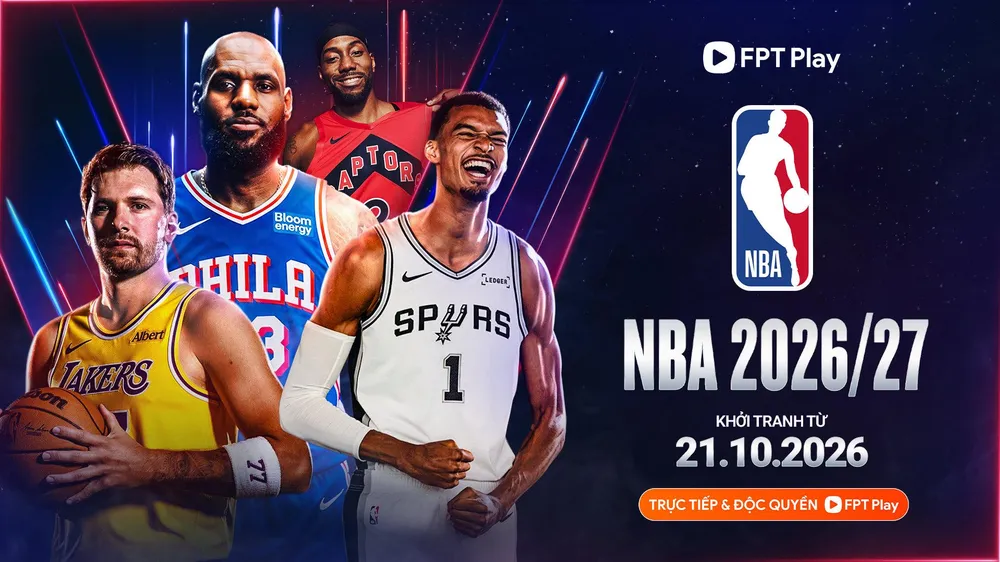 NBA phát sóng trực tiếp và độc quyền trên FPT Play (Ảnh: FPT Play)