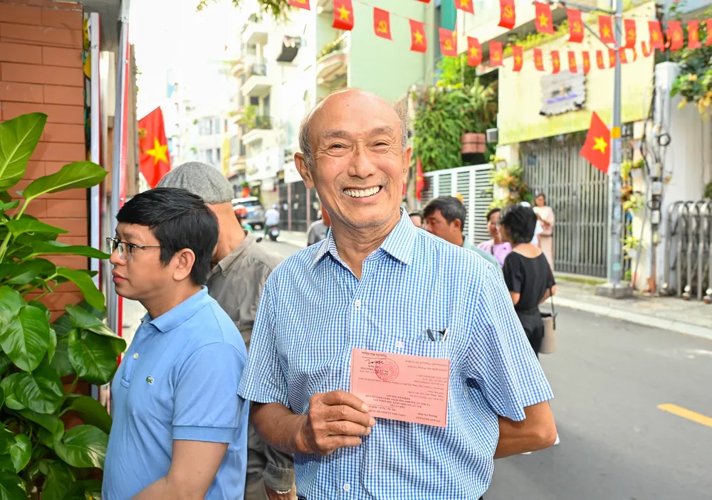 Cử tri Vũ Lê Chuyên, phường Tân Định.jpg