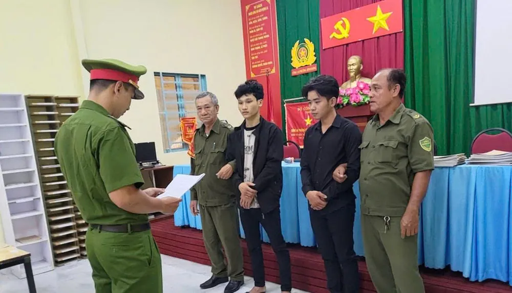 Cơ quan công an khởi tố, bắt giam Trần Văn Triệu và Huỳnh Hoàng Vinh.jpg