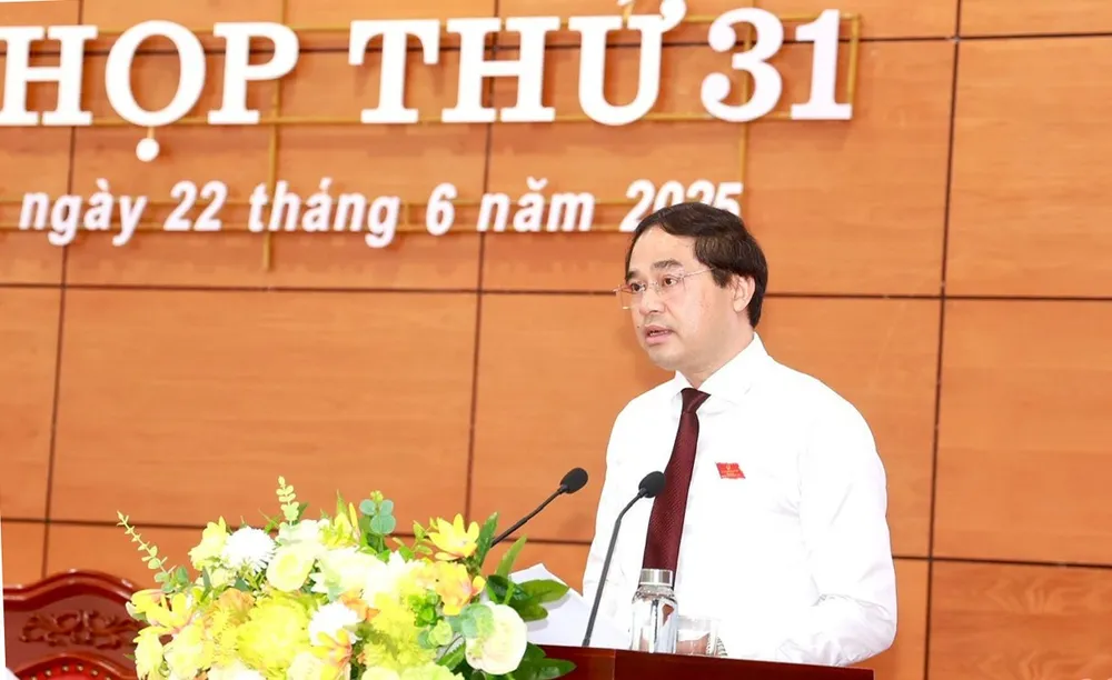 Đồng chí Trịnh Xuân Trường, Bí thư Tỉnh ủy, Chủ tịch UBND tỉnh phát biểu chỉ đạo