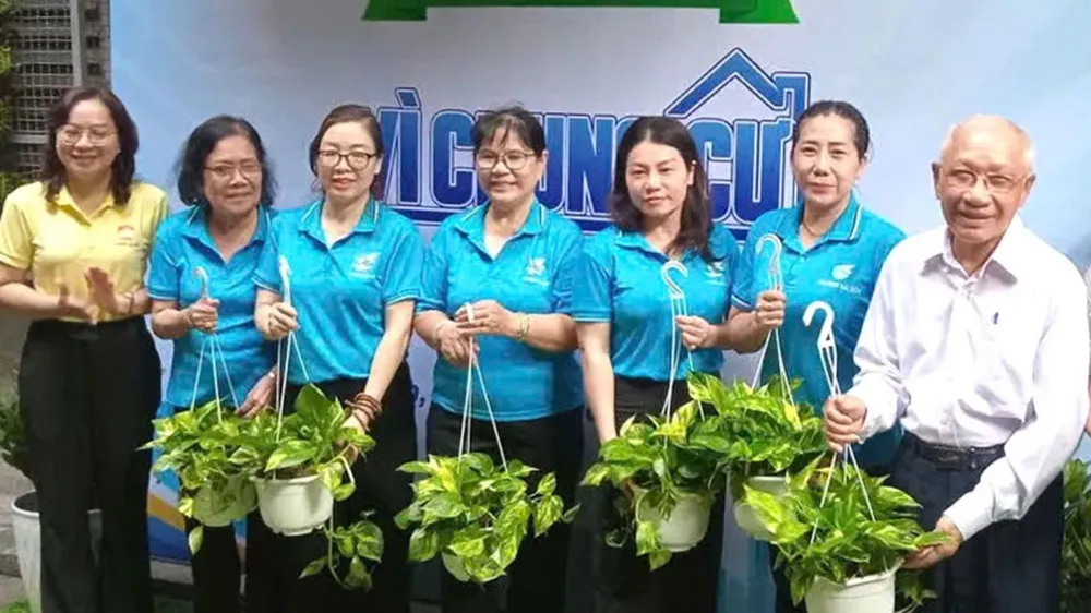 Chung cư thêm xanh, sạch, an toàn