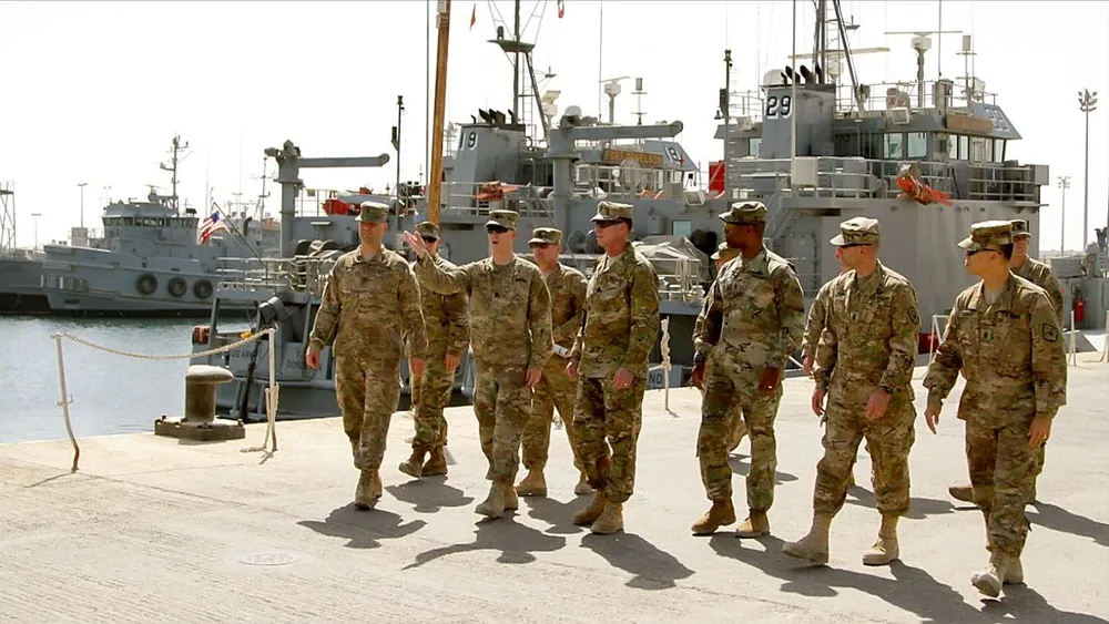 Lực lượng quân đội Mỹ tại Kuwait. Ảnh: ARMY RESERVE