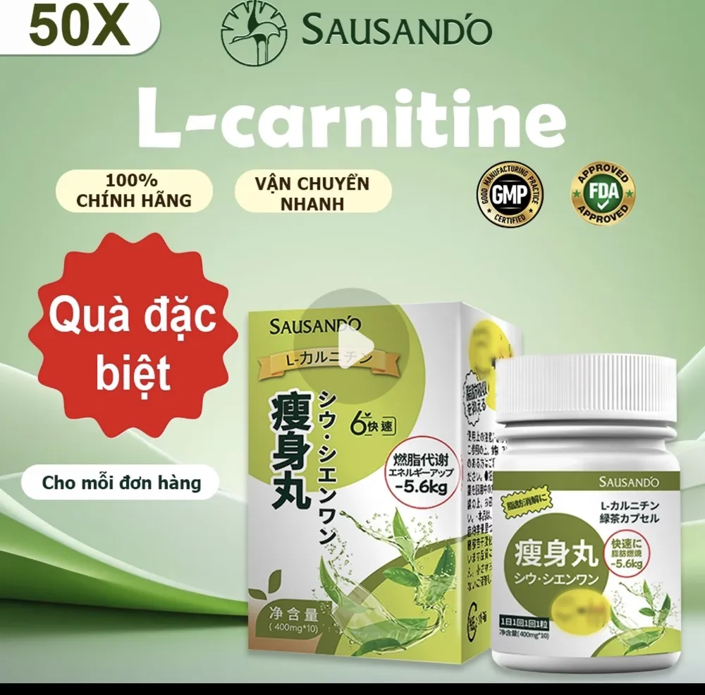 Sản phẩm Sausando Slimming capsule được rao bán trên Shopee. Ảnh chụp màn hình