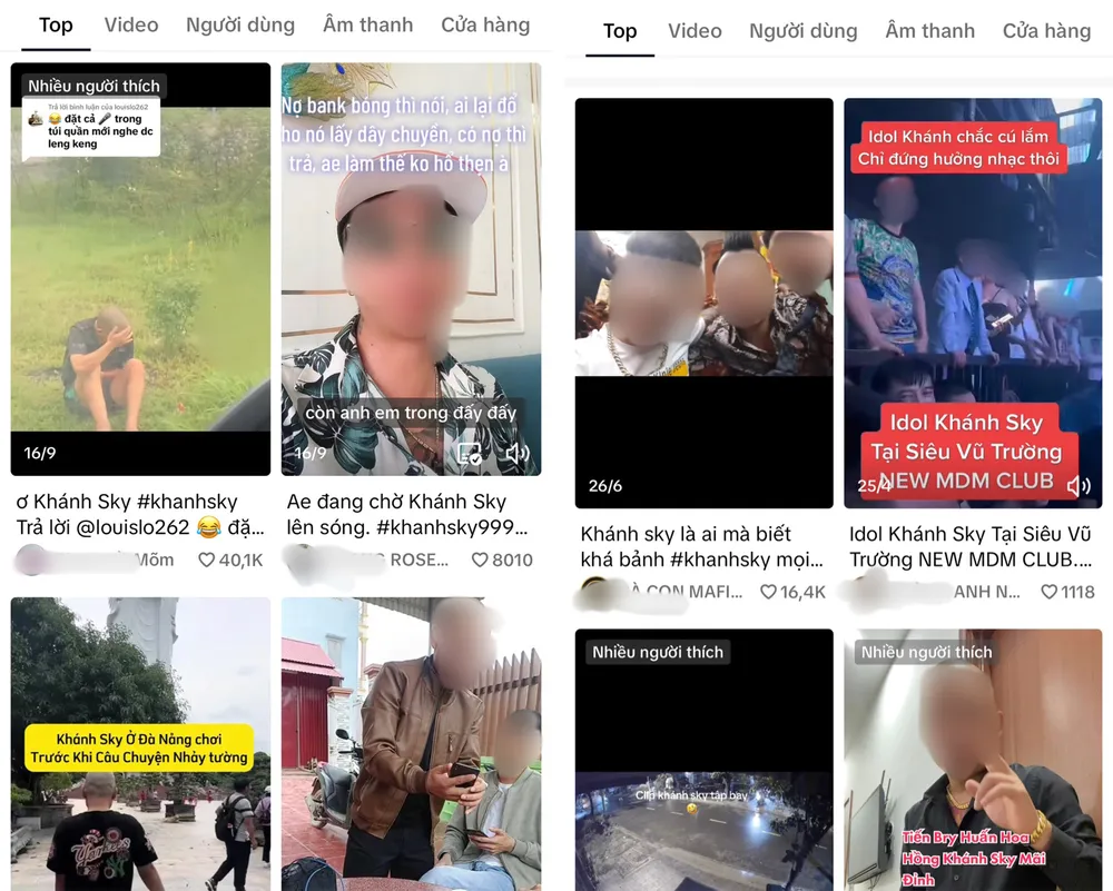 Video về “giang hồ mạng” trên nền tảng mạng xã hội