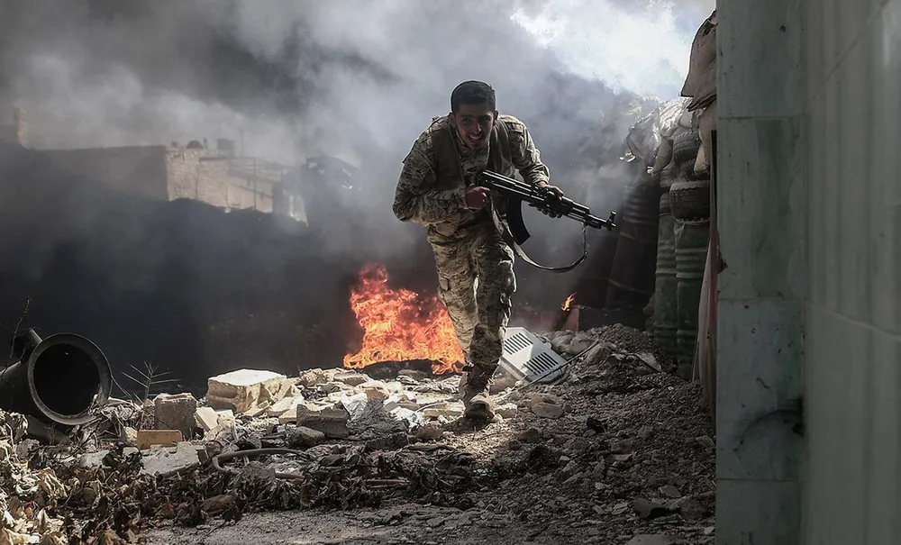 Giao tranh vẫn diễn ra tại Syria. Ảnh: SKY NEWS