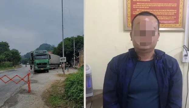 L.V.D. tại cơ quan công an