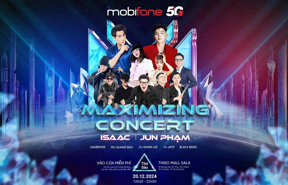 Ba đêm Maximizing Concert của MobiFone diễn ra nhiều tỉnh thành