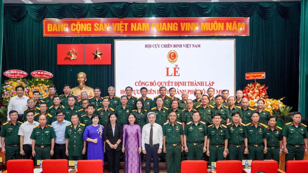 Công bố Quyết định thành lập Hội Cựu chiến binh TPHCM