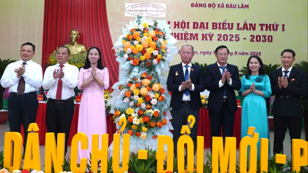 Đại hội đại biểu xã Bàu Lâm lần thứ I, nhiệm kỳ 2025–2030