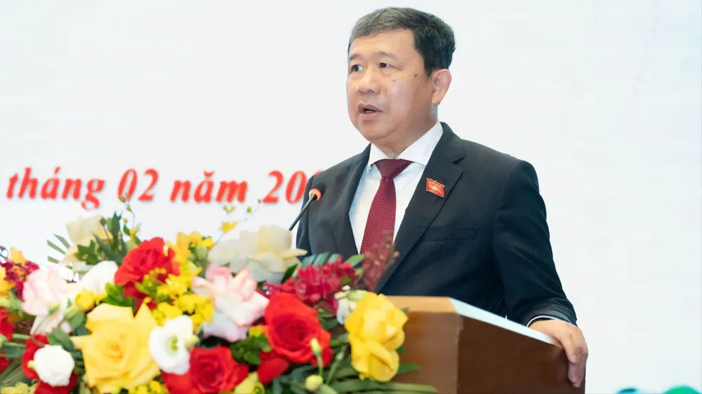 Phó Bí thư Đảng ủy Quốc hội Vũ Hải Hà khai mạc hội nghị 