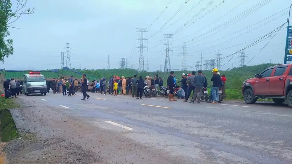 Hiện trường vụ tai nạn 