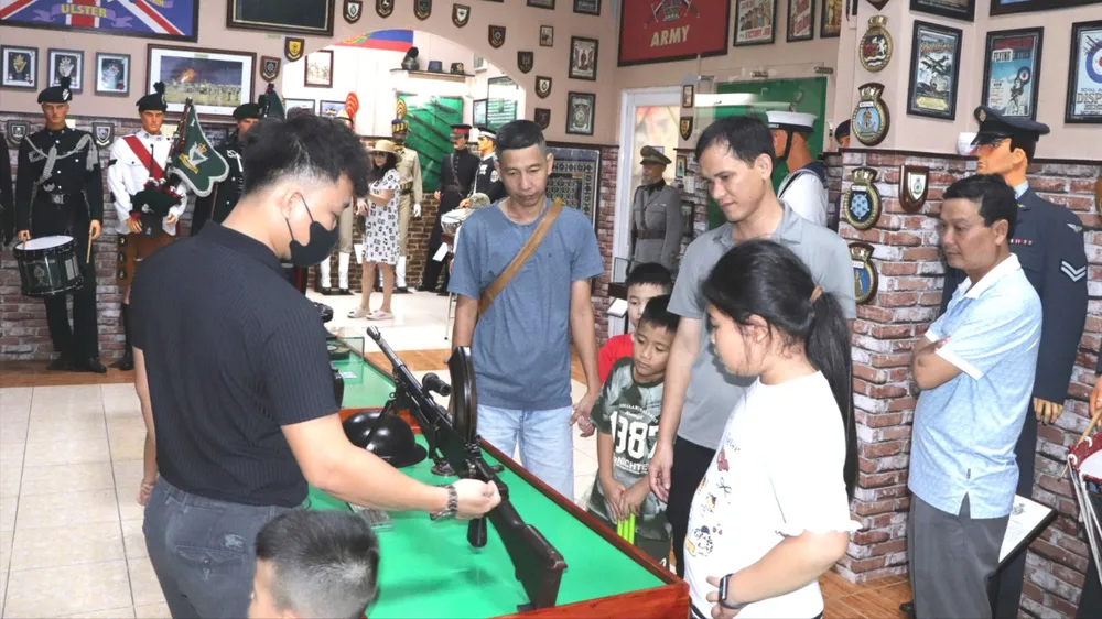 Đến phường Vũng Tàu thăm Bảo tàng vũ khí cổ