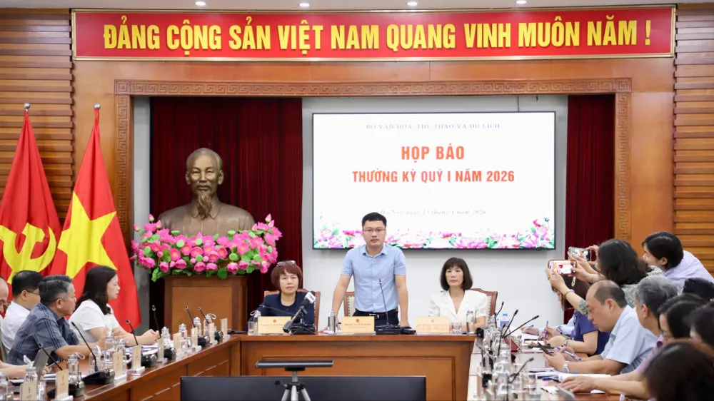 Bộ VH-TT-DL họp báo thường kỳ quý 1