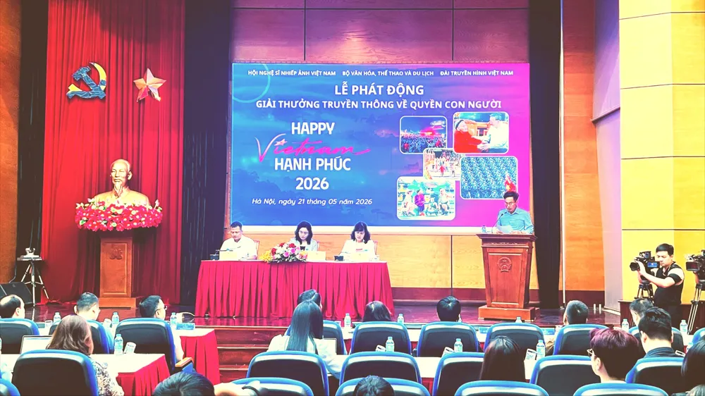 Phát động giải thưởng truyền thông về quyền con người tại Việt Nam “Việt Nam hạnh phúc - Happy Viet Nam 2026”. Ảnh: HỒNG NHUNG