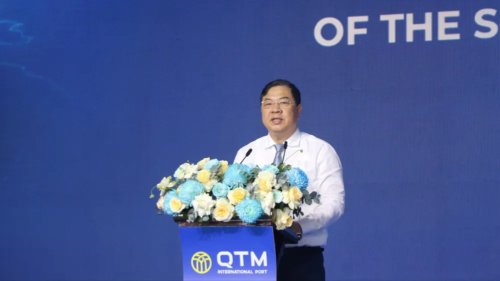 Phó Thủ tướng Thường trực Chính phủ Phạm Gia Túc phát biểu chỉ đạo tại lễ động thổ