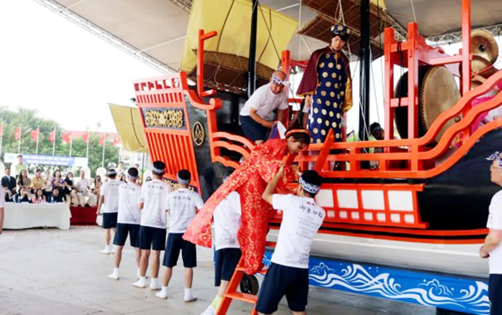 Tỉnh Nagasaki bàn giao mô hình Châu Ấn thuyền cho TP Hội An ảnh 6