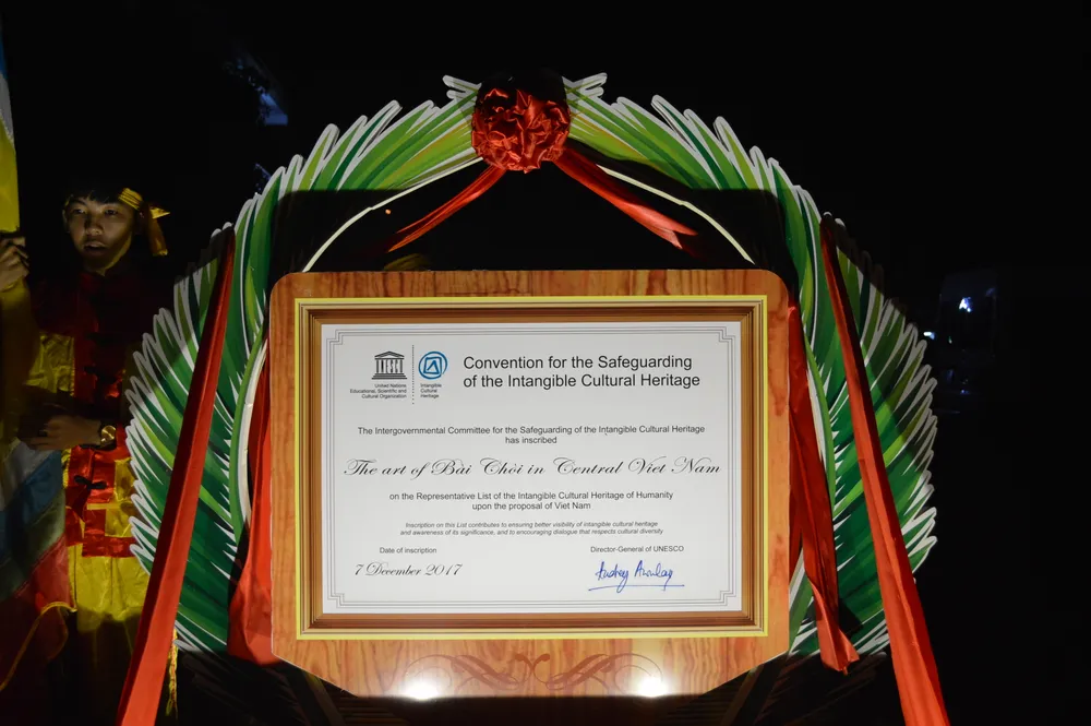 Nghệ thuật Bài Chòi được công nhân là Di sản Văn hóa phi vật thể đại diện của nhân loại ảnh 2