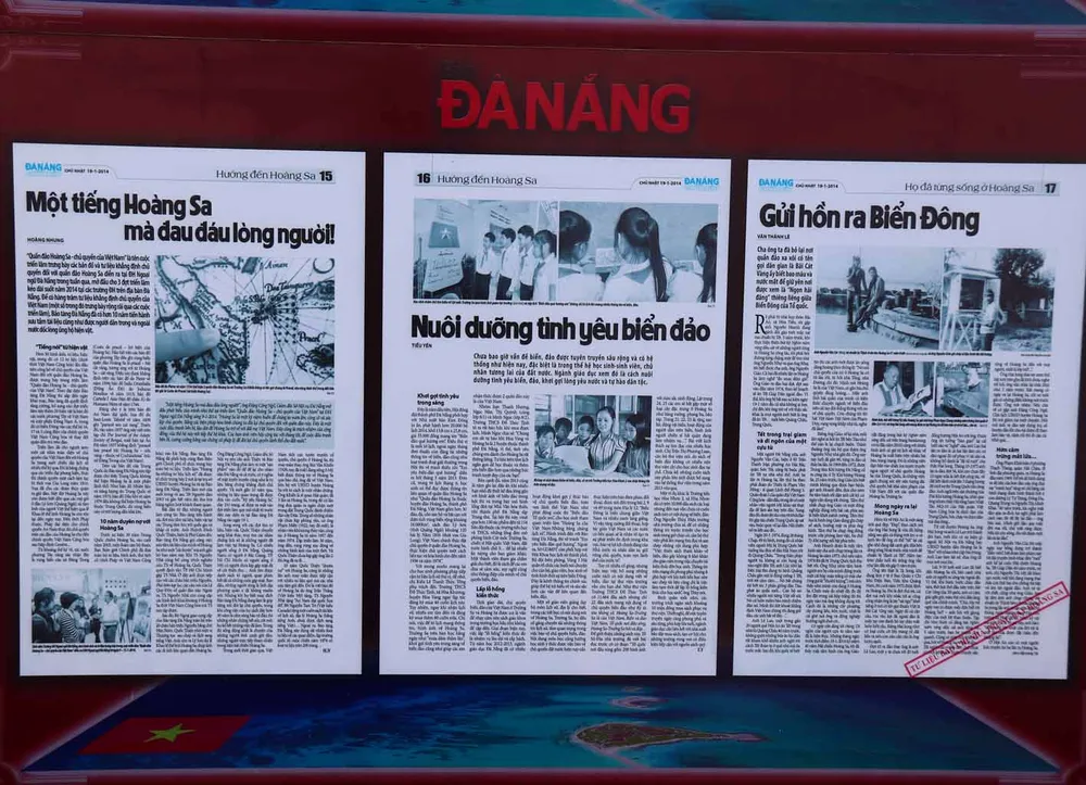 284 bài báo, tư liệu được trưng bày tại Triển lãm “Tư liệu báo chí về Hoàng Sa” ảnh 5