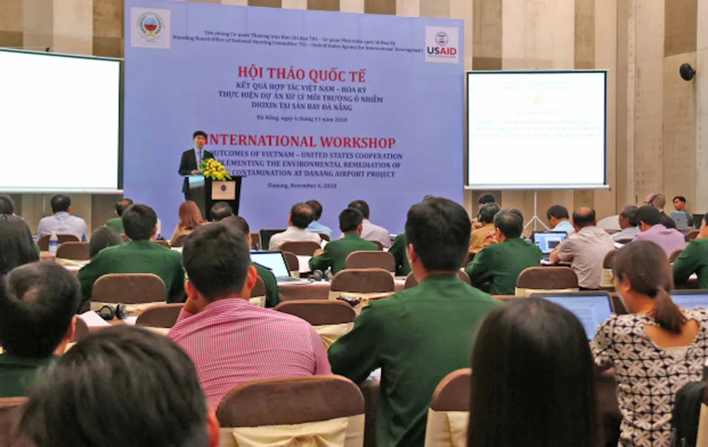 Đã xử lý hơn 90.000m³ bùn đất nhiễm dioxin tại sân bay Đà Nẵng ảnh 2