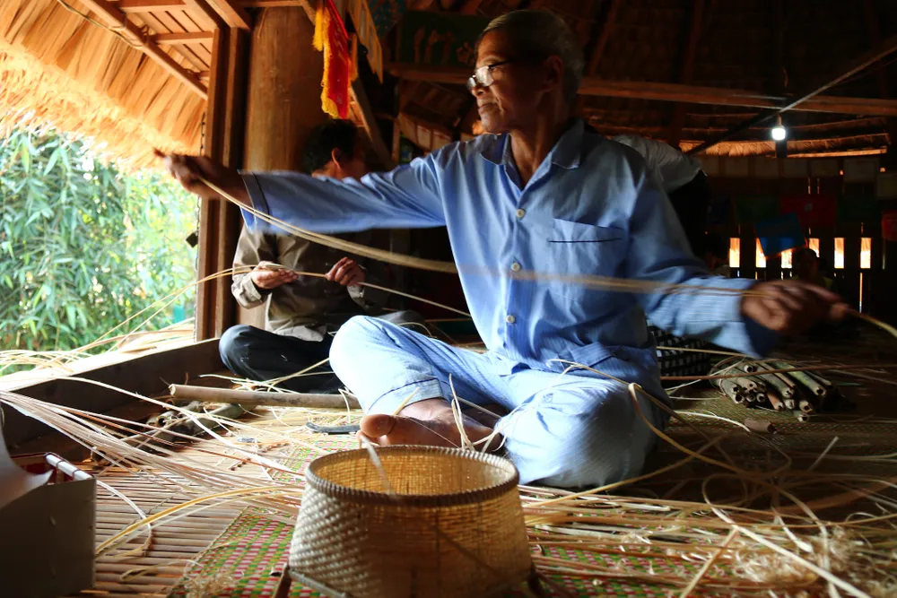 Bảo tồn và phát triển nghề đan lát của người Cơ Tu ảnh 5