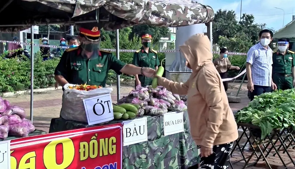 “Phiên chợ 0 đồng” tại khu vực biên giới tỉnh Long An ảnh 2