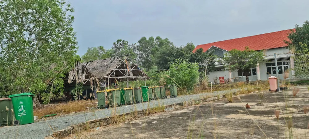 Lâm viên thanh niên hoang tàn, đầy rác thải y tế ảnh 4