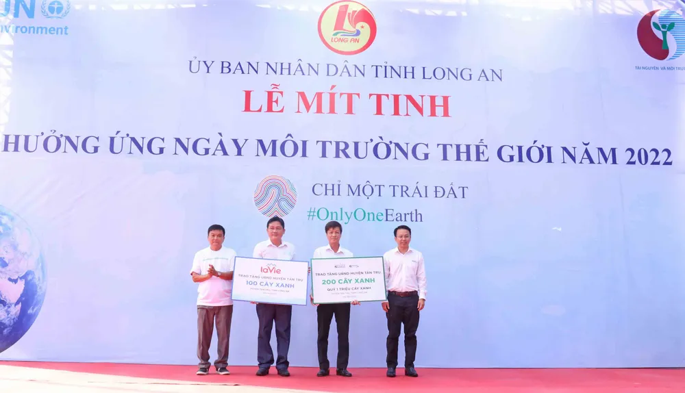 Long An tổ chức lễ phát động “Tháng hành động vì môi trường”  ảnh 2